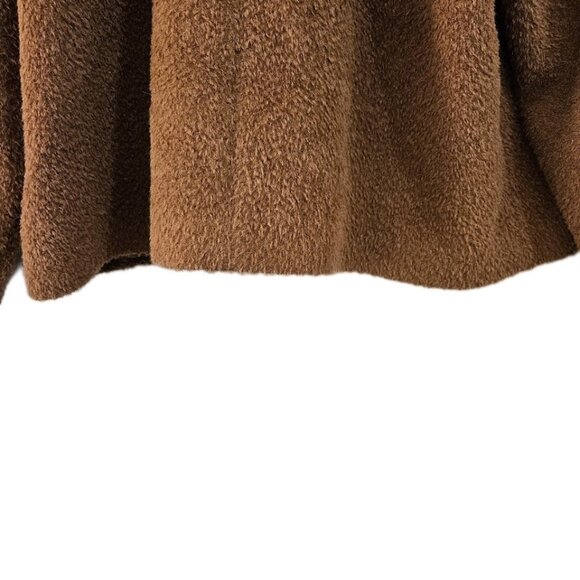 Eileen Fisher Suri Alpaca Wool Notch Collar Jacket Dark Clay L - Picture 10 of 16